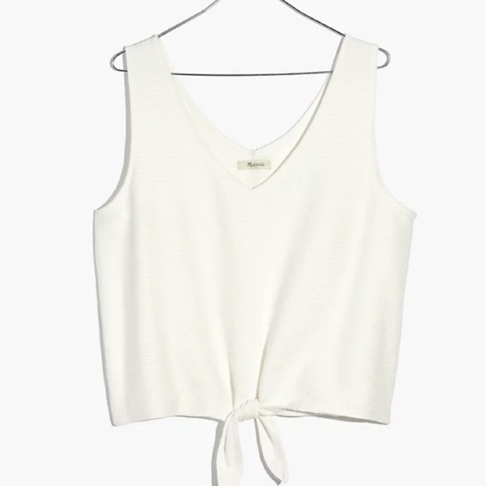 Madewell Tie Knot Tank Top - Picture 2 of 6